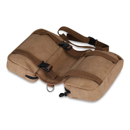 Adventure Khaki Dog Harness Pack: Ultimate Saddlebag for Hiking, Camping, and Exploration