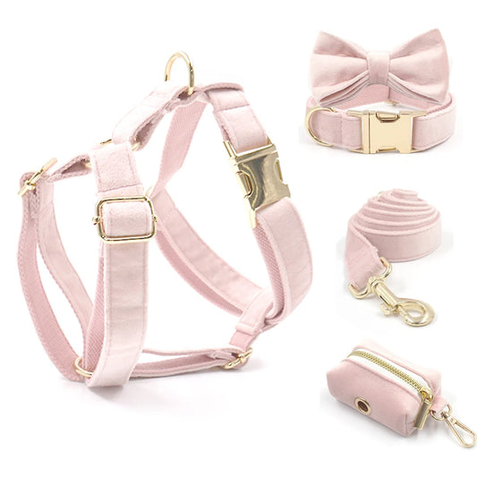 New Arrival: Odessa Pale Pink Personalized Velvet Accessory Collection