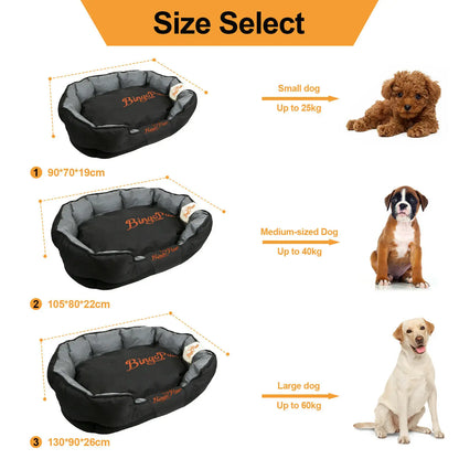 Bingo Paw Obsidian Waterproof Jumbo Orthopedic Dog Sofa Bed - Ultimate Comfort and Support