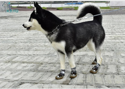 Reflective Waterproof Dog Boots for Medium & Large Dogs