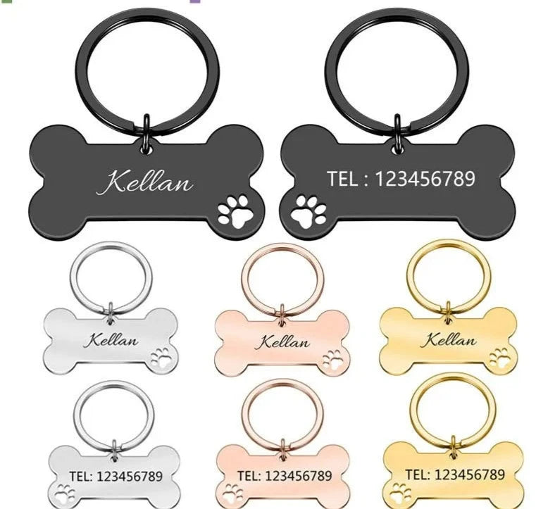 Royal Bone Personalized Pet ID Tag & Keychain