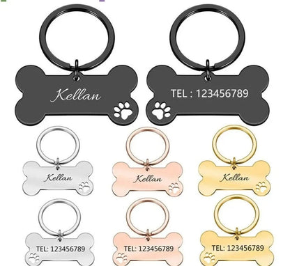 Royal Bone Personalized Pet ID Tag & Keychain