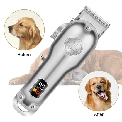 HIENA Digital Display Pet Hair Clipper