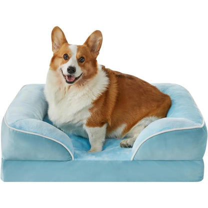 Luxurious Cuddle Haven for You and Your Giant Dog: Calming Rectangle Human Dog Bed – 71"x46"x7"