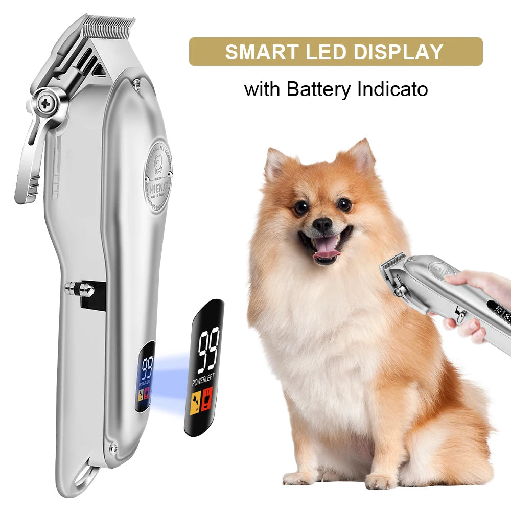 HIENA Digital Display Pet Hair Clipper