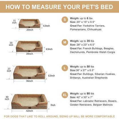 Luxurious Cuddle Haven for You and Your Giant Dog: Calming Rectangle Human Dog Bed – 71"x46"x7"