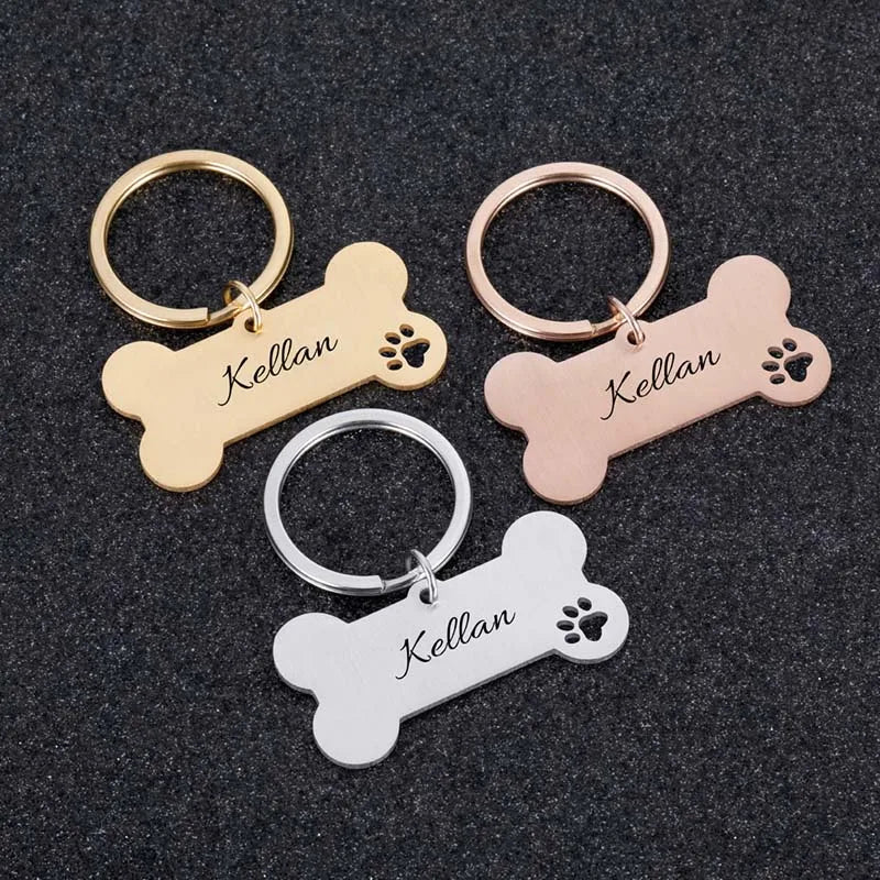 Royal Bone Personalized Pet ID Tag & Keychain