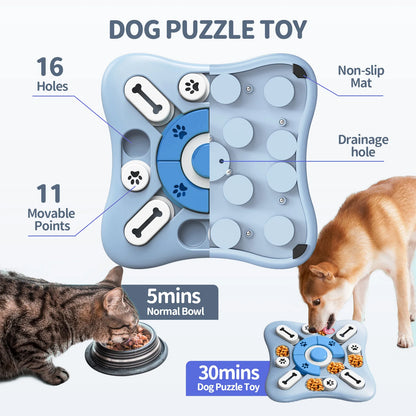 Paw-some IQ Booster: Brain Puzzle & Interactive Dog Puzzle Feeder