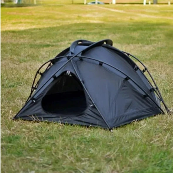 Superior Outdoor Black Dog Tent: Luxury Camping Shelter for Small Breeds