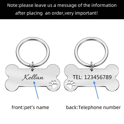 Royal Bone Personalized Pet ID Tag & Keychain