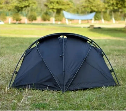 Superior Outdoor Black Dog Tent: Luxury Camping Shelter for Small Breeds