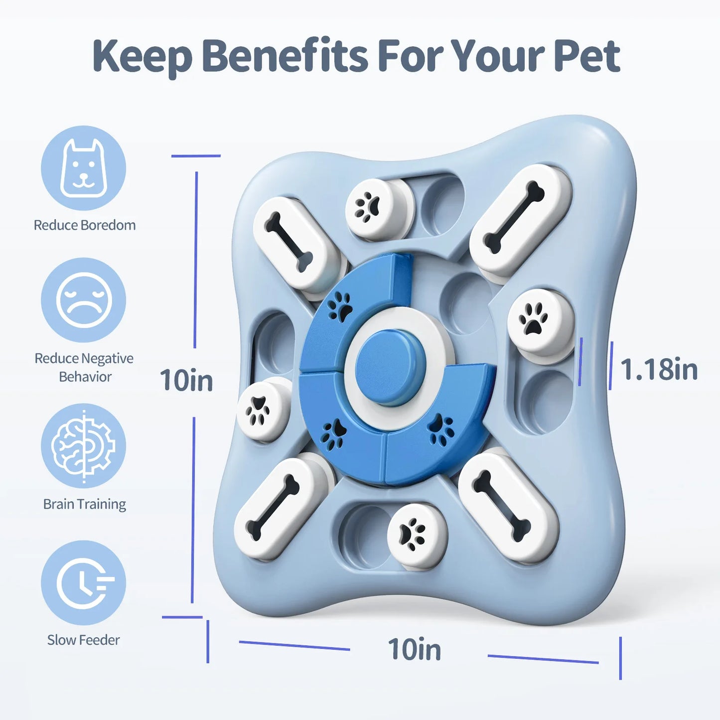 Paw-some IQ Booster: Brain Puzzle & Interactive Dog Puzzle Feeder