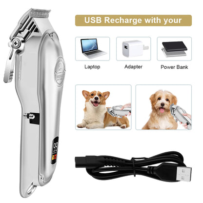 HIENA Digital Display Pet Hair Clipper