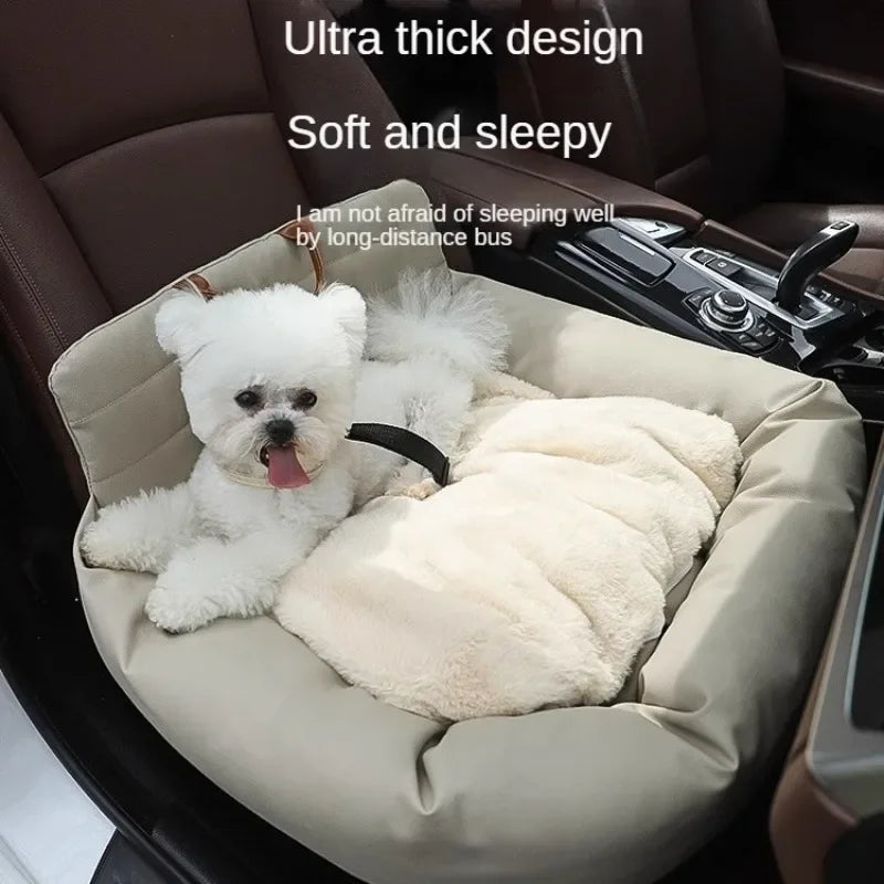 Ivory Elixir Plush Car Seat Bed