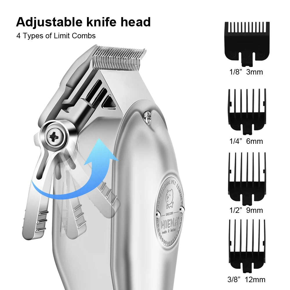 HIENA Digital Display Pet Hair Clipper