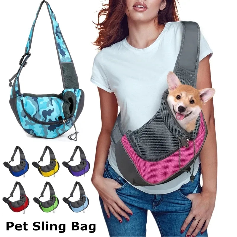 Stylish Pet Travel Sling: Ultimate Comfort for Your Fur Baby