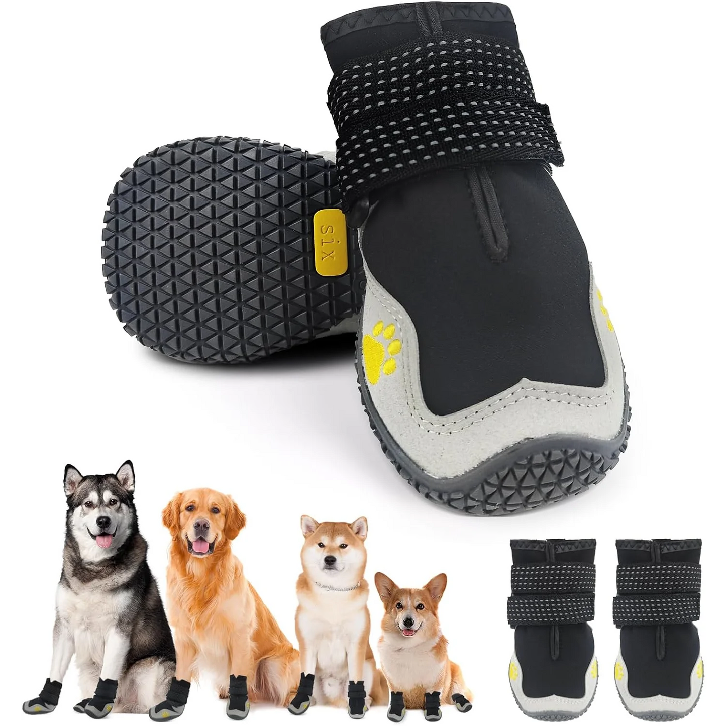 Sporty Dog Shoes for Large Size Dogs - Ultimate Adventure Paw Protectors