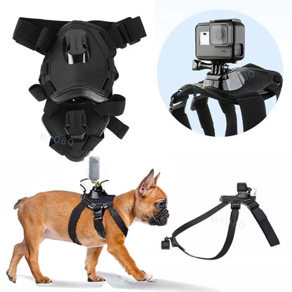 Adventure Dog Camera Harness Mount for GoPro, DJI, and Insta360: Capture the World from Your Dog’s Perspective!