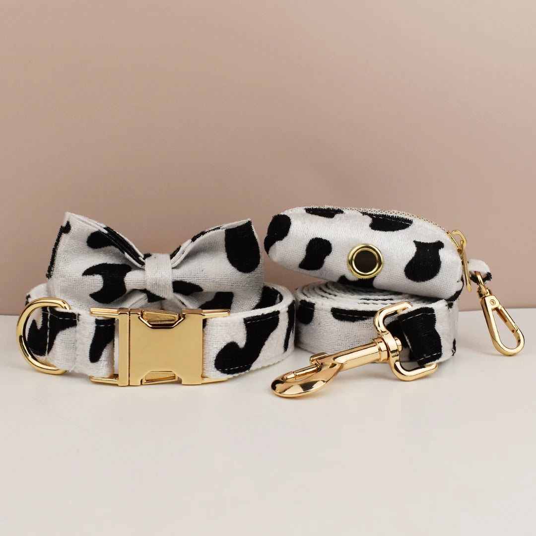 Exquisite Dalmation Dog Harness & Leash Collection