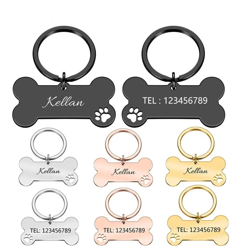 Royal Bone Personalized Pet ID Tag & Keychain