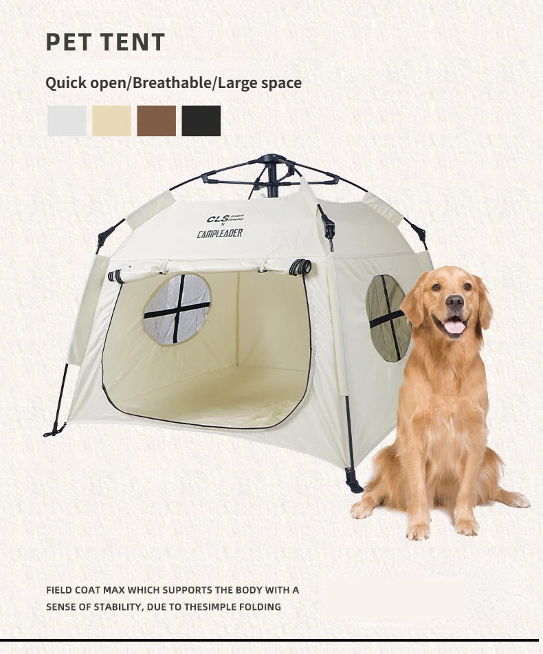 Canine Adventure Explorer Tent: Luxe Camping for Large Dogs