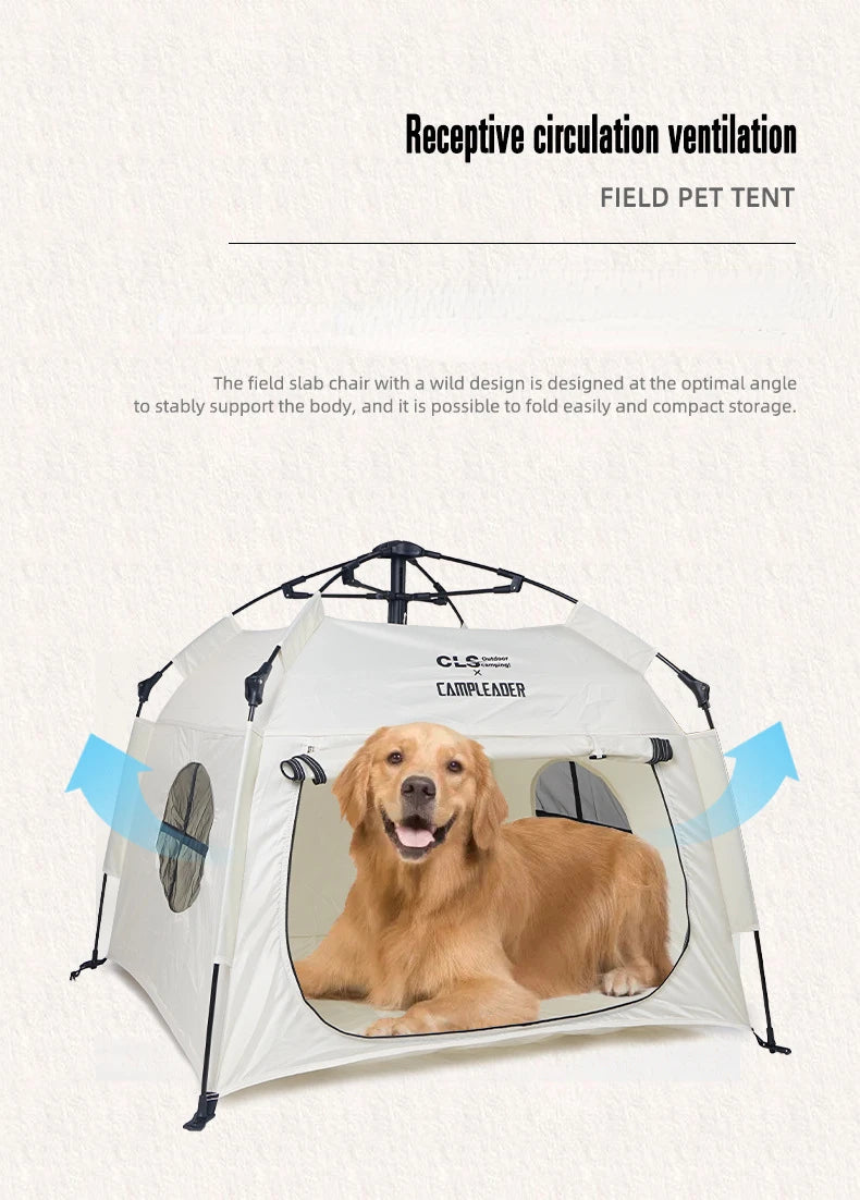 Canine Adventure Explorer Tent: Luxe Camping for Large Dogs